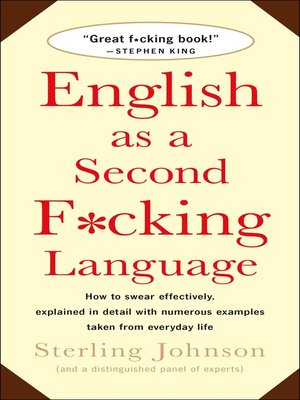 cover image of English as a Second F*cking Language